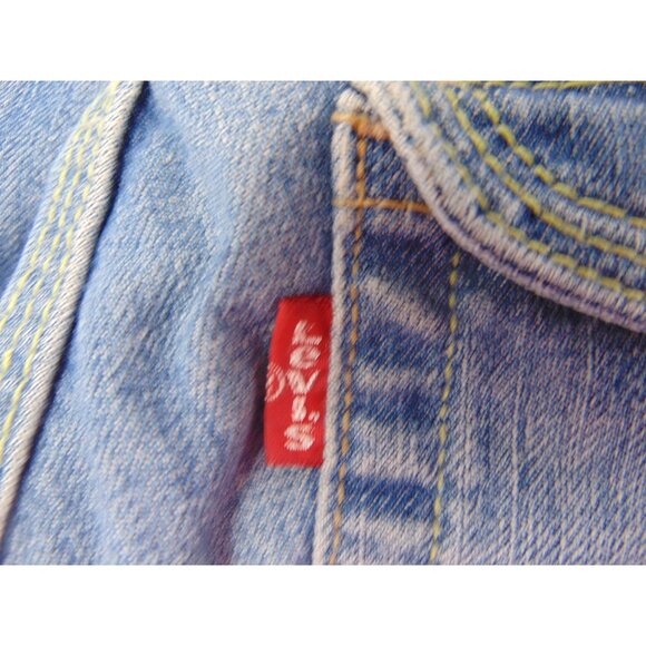 Levis Buckle Back Low Rise Boot Cut Retro Jeans Size 11 Flap Sun Set Button 731L - Picture 7 of 14